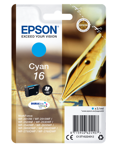 Epson cartouche encre T1622 cyan