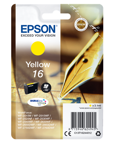 Epson cartouche encre T1624 jaune