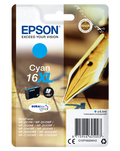 Epson cartouche encre T1632 XL cyan