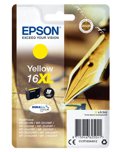 Epson cartouche encre T1634 XL jaune