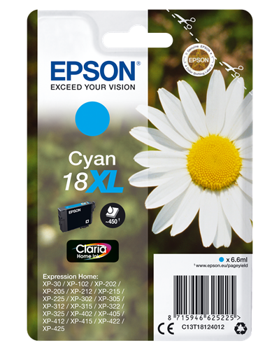 Epson cartouche encre T1812 XL cyan