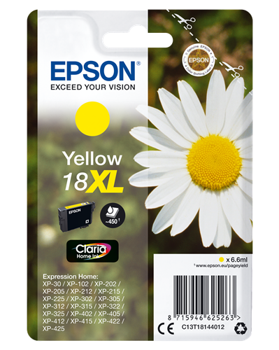 Epson cartouche encre T1814 XL jaune