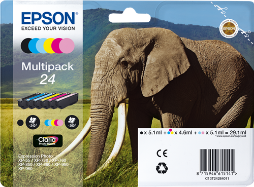 Epson Multipack 24 Claria photo 6 cartouches