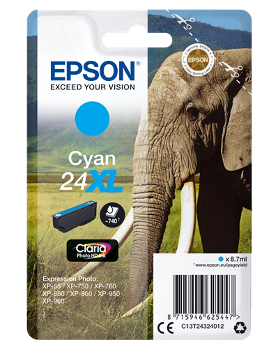 Epson cartouche encre 24XL cyan