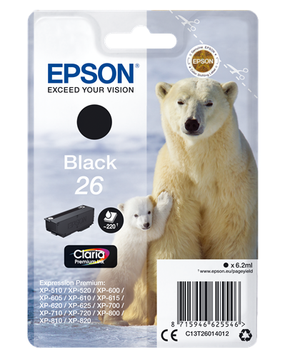 Epson cartouche encre T2601 noire