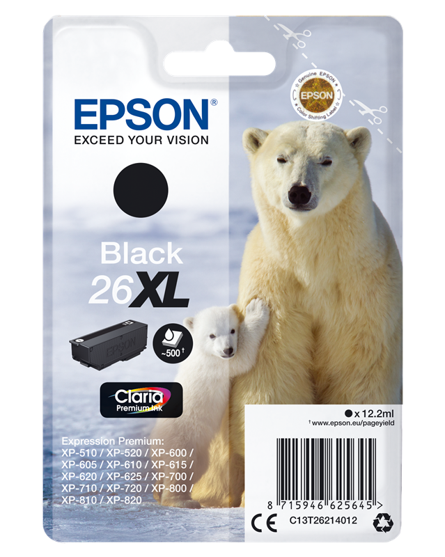 Epson cartouche encre T2621XL noir