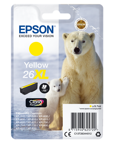 Epson cartouche encre T2634XL jaune