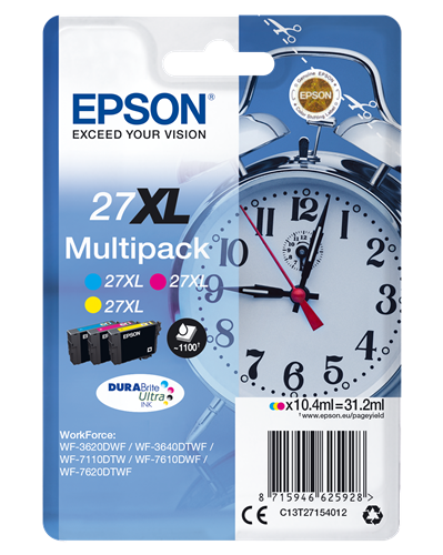 Epson MultiPack T27XL, 3 cartouches