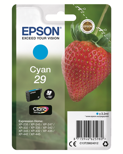 Epson cartouche encre T29 cyan