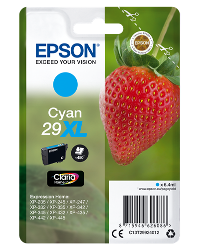 Epson cartouche encre T29XL cyan