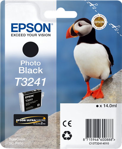 Epson cartouche encre T3241 noir photo