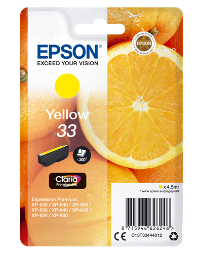 Epson cartouche encre 33 jaune