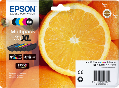 Epson Multipack 5 cartouches 33XL