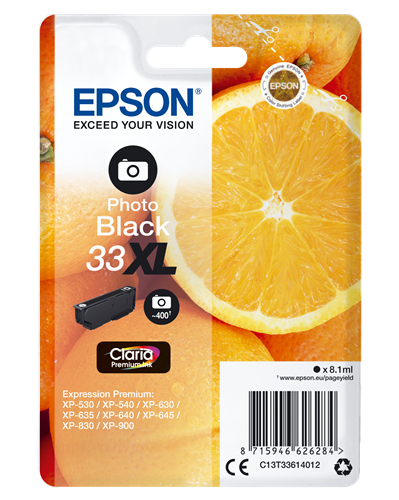Epson cartouche encre 33XL noir photo