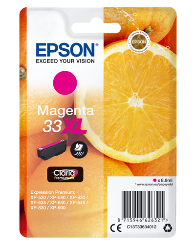 Epson cartouche encre 33XL magenta