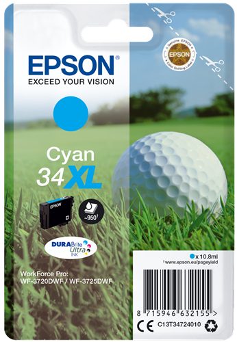 Epson cartouche encre 34XL cyan