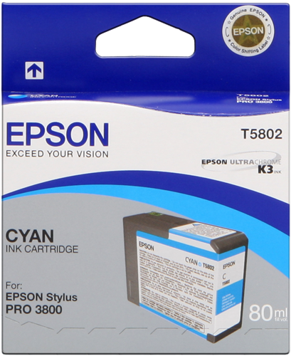 Epson cartouche encre T5802 cyan
