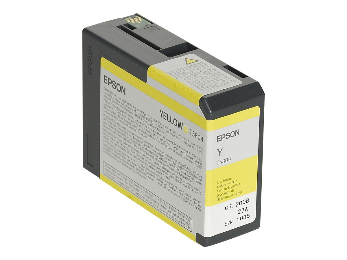 Epson cartouche encre T5804 jaune