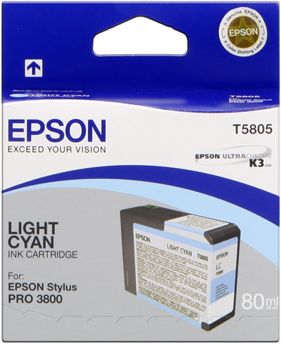 Epson cartouche encre T5805 cyan clair
