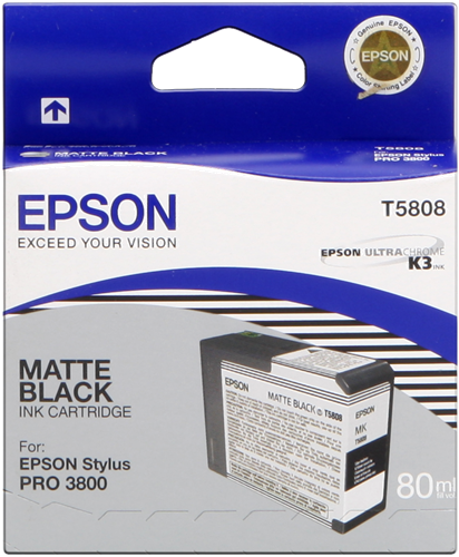 Epson cartouche encre T5808 noir mat