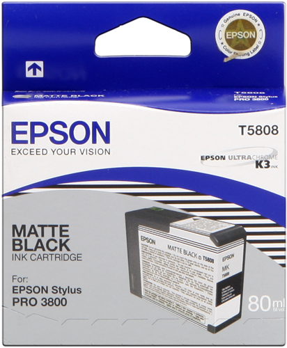 Epson cartouche encre T5808 noir mat