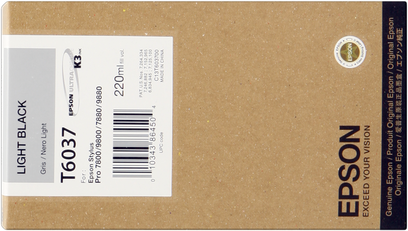 Epson cartouche encre T6037 (C13T603700) gris