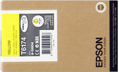 Epson cartouche encre T6174 jaune haute capacit