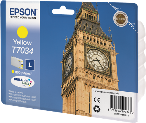 Epson cartouche encre T7034 jaune