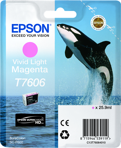 Epson cartouche encre T7605 Magenta clair