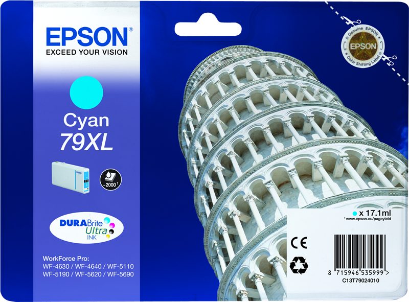 Epson cartouche encre T79XL cyan