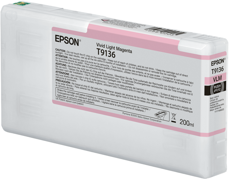 Epson cartouche encre T9136 (C13T913600) magenta clair
