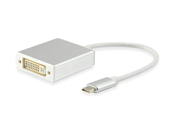Adaptateur USB-C Mâle vers DVI-I Dual Link 24+5 Femelle