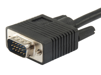 Equip Câble VGA 2 x HD 15 Male - Double Blindage - Longueur 15 m. - La couleur noire