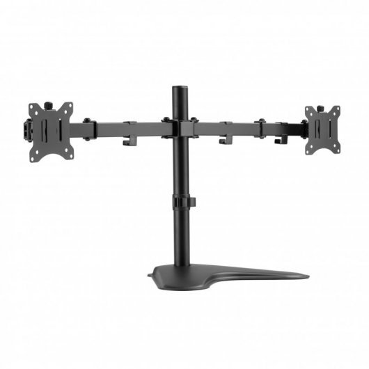 Equip Table Stand avec bras articulés pour 2 moniteurs 17"-32" - Gestion des câbles - Poids max 8 kg - VESA 100x100mm