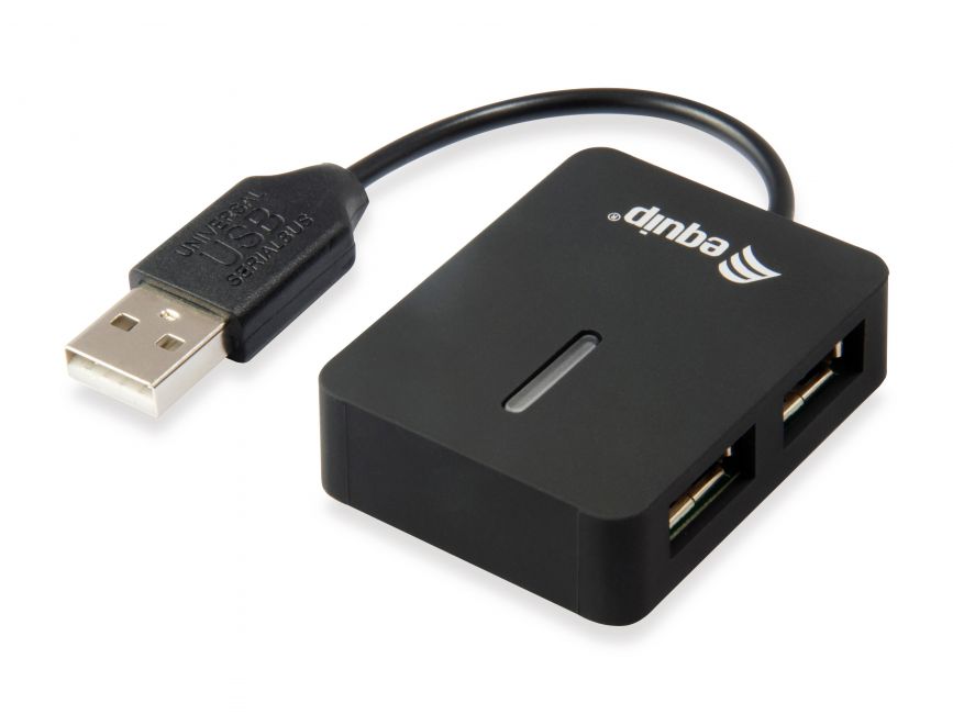 Equipé Hub USB 4 Ports USB 2.0 - Vitesse 480 Mbps