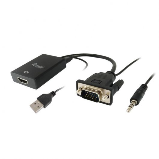 Adaptateur VGA vers HDMI avec audio