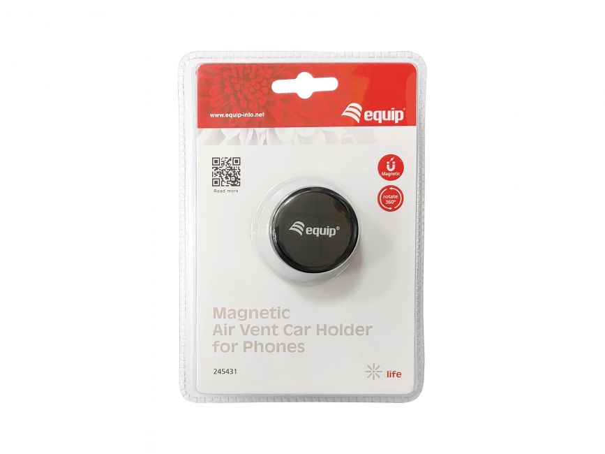 Support magnétique pour smartphones sur ventilation