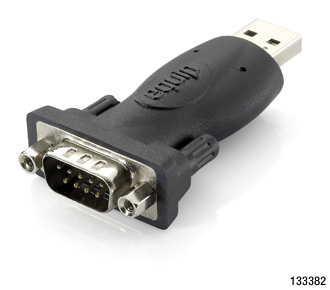 Adaptateur série USB A 2.0 vers DB9 RS-232 - Compatible avec WIN XP, 7, 8, 10 LINUX MAC OS