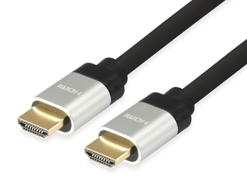 Equip Câble HDMI 2.0 mâle/mâle - Connecteurs en aluminium - Prend en charge la 3D et le canal de retour audio (ARC) - Bande passante jusqu'à 18 Gbps. - Longueur 7,5m.