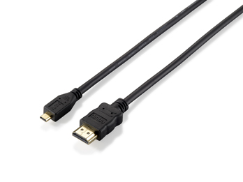 Câble HDMI mâle vers micro HDMI 1.4 mâle - Prend en charge Dolby TrueHD et DTS-HD Master Audio - Prend en charge les résolutions vidéo jusqu'à 4K / 30Hz. - Longueur 2m.