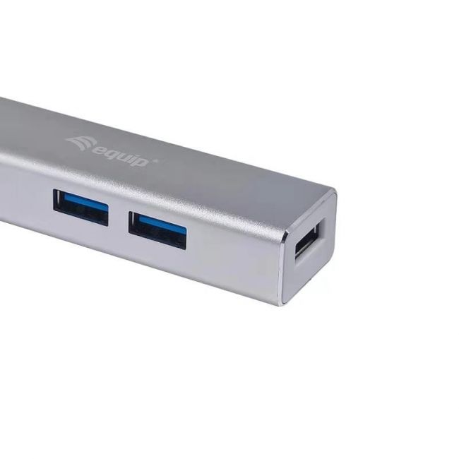 Concentrateur USB-C de 4 ports USB 3.0 - Vitesse jusqu'à 5 Gbps - Boîtier en aluminium
