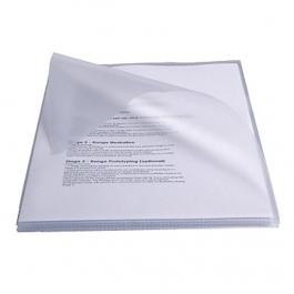 Esselte Boîte de 100 Dossiers PVC 180 Microns - Format A4 - Transparent