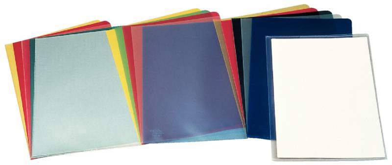 Esselte Dossiers Uñero Folio PVC Lisse Modèle 30 180 Microns Boîte 100 Format Folio Transparent