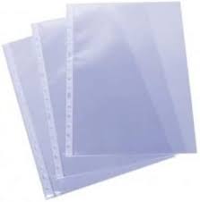 Lot de 100 Esselte Porte-Documents A4 Transparent