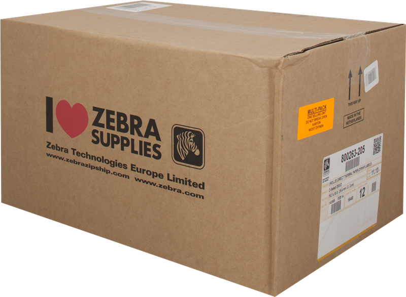 Zebra Z-Select 2000D - 76 mm x 51 mm - Etiquette thermique (800263-205) 12 rouleaux