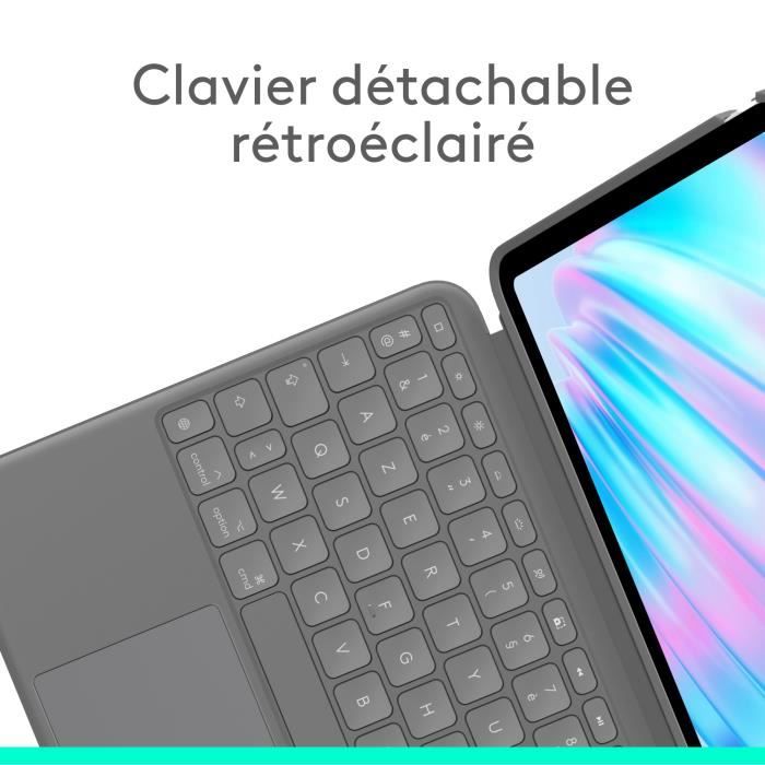 Étui clavier Combo Touch de Logitech pour iPad Air 11 pouces (M2)