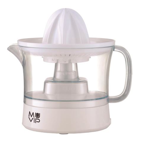 Extracteur de jus électrique Muvip 40W - Réservoir 0,5L - Rotation dans les deux sens - Filtre à pulpe - Amovible pour un nettoyage facile