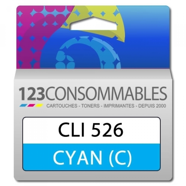 Cartouche compatible CANON CLI-526C cyan