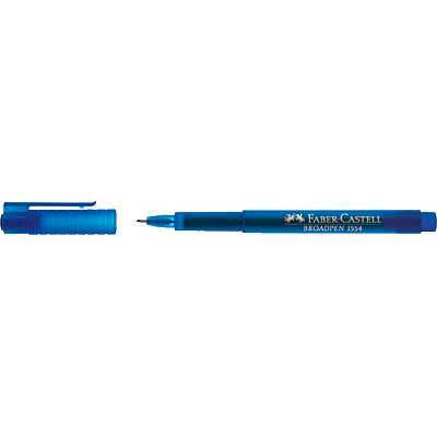 Faber-Castell Feutre d'écriture Broadpen 1554 bleu