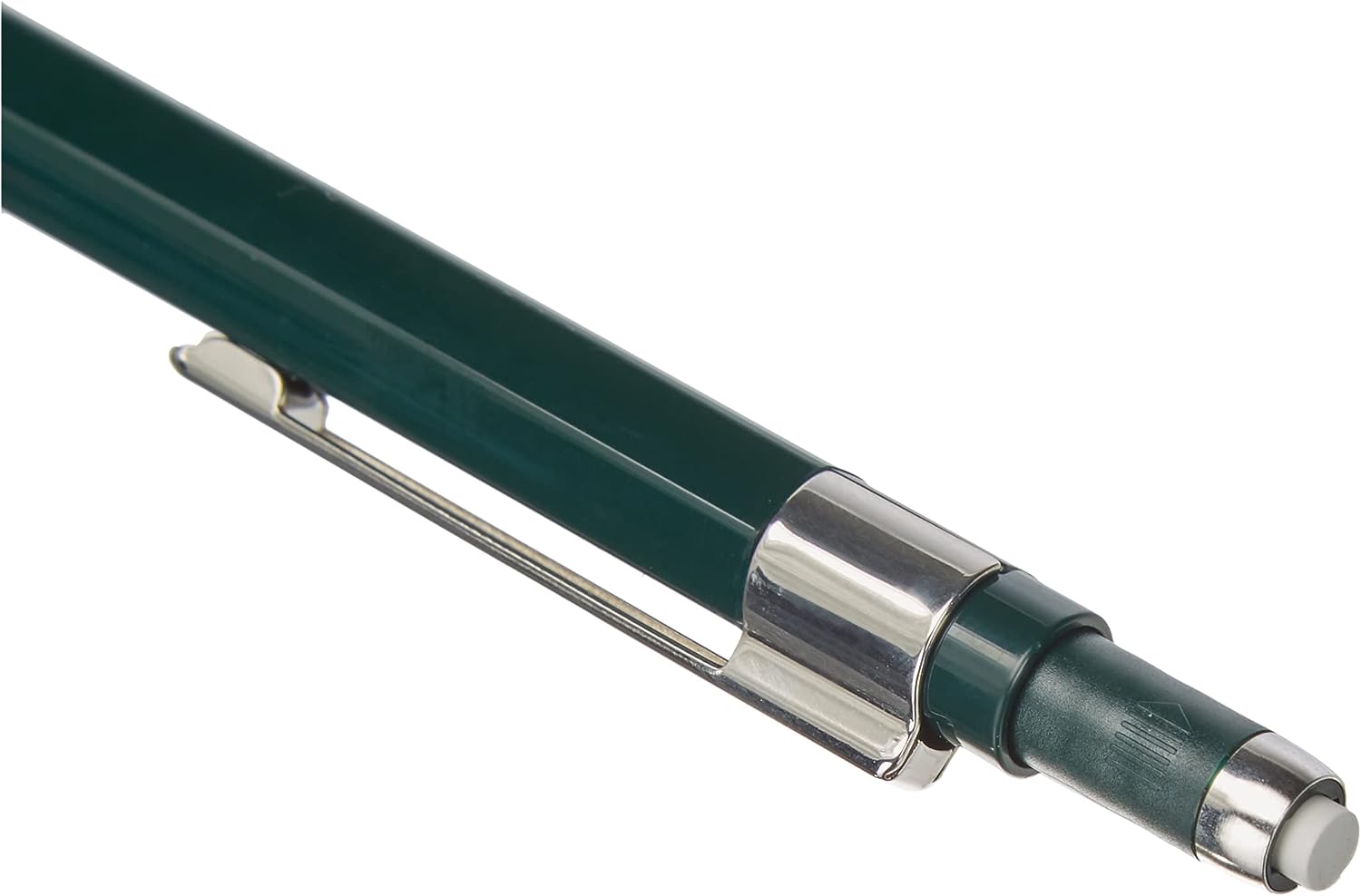 Faber-Castell TK-Fine Vario L Porte-mine HB 0,35 mm - Avec Gomme - Clip Métallique - Couleur Vert